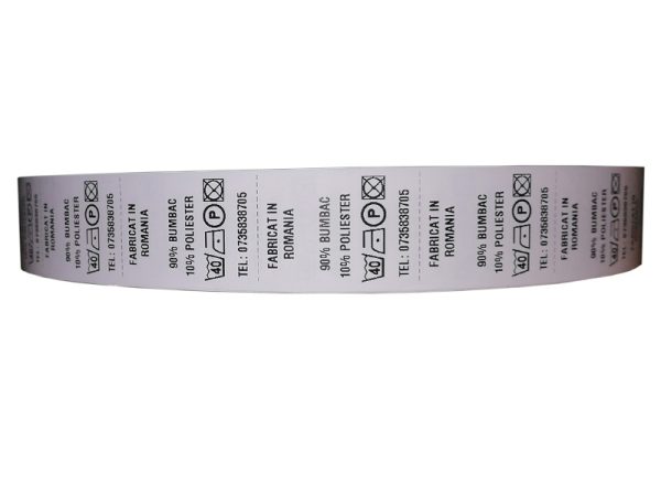 Role de etichete textile 25x60mm 1000 etichete - 1 rola