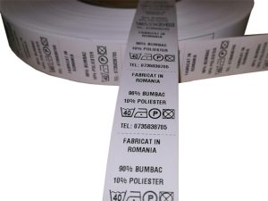 Role de etichete textile 25x65mm 1000 etichete - 1 rola orizontal